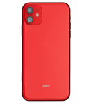 Replacement Back Housing W/ Small Components Pre-Installed Compatible with Apple iPhone 11 (Used OEM Pull: Grade C) (Red)