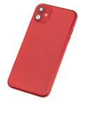 Replacement Back Housing W/ Small Components Pre-Installed Compatible with Apple iPhone 11 (Used OEM Pull: Grade C) (Red)