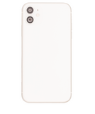 Replacement Back Housing W/ Small Components Pre-Installed Compatible with Apple iPhone 11 (Used OEM Pull: Grade C) (White)