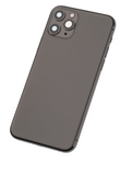 Replacement Back Housing W/ Small Components Pre-Installed Compatible with Apple iPhone 11 Pro (Used OEM Pull: Grade A) (Space Gray)