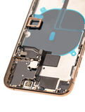Replacement Back Housing W/ Small Components Pre-Installed Compatible with Apple iPhone 11 Pro (Used OEM Pull: Grade A) (Matte Gold)