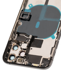 Replacement Back Housing W/ Small Components Pre-Installed Compatible with Apple iPhone 11 Pro (Used OEM Pull: Grade B) (Matte Space Gray)