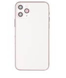 Replacement Back Housing W/ Small Components Pre-Installed Compatible with Apple iPhone 11 Pro (Used OEM Pull: Grade B) (Silver)