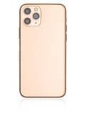 Replacement Back Housing W/ Small Components Pre-Installed Compatible with Apple iPhone 11 Pro (Used OEM Pull: Grade B) (Gold)