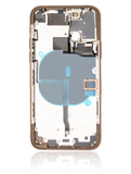Replacement Back Housing W/ Small Components Pre-Installed Compatible with Apple iPhone 11 Pro (Used OEM Pull: Grade B) (Gold)