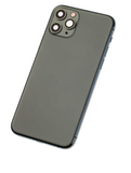 Replacement Back Housing W/ Small Components Pre-Installed Compatible with Apple iPhone 11 Pro (Used OEM Pull: Grade B) (Midnight Green)