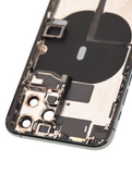 Replacement Back Housing W/ Small Components Pre-Installed Compatible with Apple iPhone 11 Pro (Used OEM Pull: Grade B) (Midnight Green)