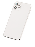 Replacement Back Housing W/ Small Components Pre-Installed Compatible with Apple iPhone 11 Pro (Used OEM Pull: Grade C) (Matte Silver)