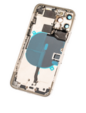 Replacement Back Housing W/ Small Components Pre-Installed Compatible with Apple iPhone 11 Pro (Used OEM Pull: Grade C) (Matte Silver)