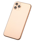 Replacement Back Housing W/ Small Components Pre-Installed Compatible with Apple iPhone 11 Pro (Used OEM Pull: Grade C) (Matte Gold)