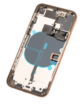Replacement Back Housing W/ Small Components Pre-Installed Compatible with Apple iPhone 11 Pro (Used OEM Pull: Grade C) (Matte Gold)