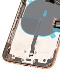 Replacement Back Housing W/ Small Components Pre-Installed Compatible with Apple iPhone 11 Pro (Used OEM Pull: Grade C) (Matte Gold)