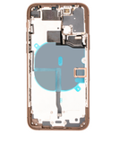 Replacement Back Housing W/ Small Components Pre-Installed Compatible with Apple iPhone 11 Pro (Used OEM Pull: Grade C) (Matte Gold)