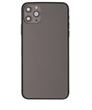 Replacement Back Housing W/ Small Components Pre-Installed Compatible with Apple iPhone 11 Pro Max (Used OEM Pull: Grade A) (Space Gray)