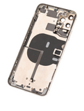 Replacement Back Housing W/ Small Components Pre-Installed Compatible with Apple iPhone 11 Pro Max (Used OEM Pull: Grade A) (Silver)