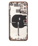Replacement Back Housing W/ Small Components Pre-Installed Compatible with Apple iPhone 11 Pro Max (Used OEM Pull: Grade A) (Gold)