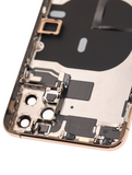 Replacement Back Housing W/ Small Components Pre-Installed Compatible with Apple iPhone 11 Pro Max (Used OEM Pull: Grade C) (Gold)
