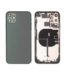 Replacement Back Housing W/ Small Components Pre-Installed Compatible with Apple iPhone 11 Pro Max (Used OEM Pull: Grade C) (Midnight Green)