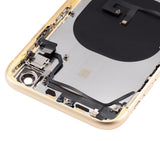 Replacement Back Housing W/ Small Components Pre-Installed Compatible with Apple iPhone XR (No Logo) (Aftermarket Plus) (Yellow)