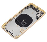 Replacement Back Housing W/ Small Components Pre-Installed Compatible with Apple iPhone XR (No Logo) (Aftermarket Plus) (Yellow)