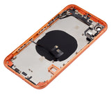 Replacement Back Housing W/ Small Components Pre-Installed Compatible with Apple iPhone XR (No Logo) (Aftermarket Plus) (Coral)