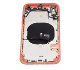 Replacement Back Housing W/ Small Components Pre-Installed Compatible with Apple iPhone XR (No Logo) (Aftermarket Plus) (Coral)