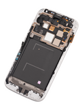 Replacement OLED Assembly With Frame Compatible with Samsung Galaxy S4 (I545 / L720 / R970) (Verizon & Sprint) (Refurbished) (White)