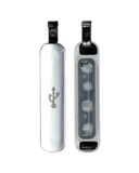 Replacement Charging Port Cover Compatible with Samsung Galaxy S5 (Silver)