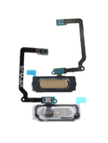 Replacement Home Button With Flex Cable Compatible with Samsung Galaxy S5 (Gold)