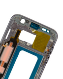 Replacement Mid-Frame Housing Compatible with Samsung Galaxy S7 (With Small Parts) (Black)