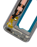 Replacement Mid-Frame Housing Compatible with Samsung Galaxy S7 (With Small Parts) (Black)