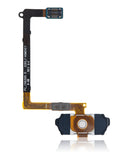 Replacement Home Button With Flex Compatible with Samsung Galaxy S6 (Gold)