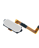 Replacement Home Button With Flex Compatible with Samsung Galaxy S6 (White)