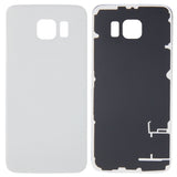 Replacement Back Cover Glass Compatible with Samsung Galaxy S6 (No Logo) (Aftermarket Plus) (White)