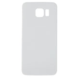 Replacement Back Cover Glass Compatible with Samsung Galaxy S6 (No Logo) (Aftermarket Plus) (White)
