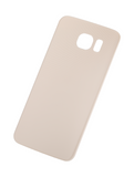 Replacement Back Cover Glass Compatible with Samsung Galaxy S6 (No Logo) (Aftermarket Plus) (Gold)