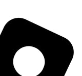Replacement Back Camera Lens (Glass Only) With Adhesive Compatible with Samsung Galaxy S6 / S6 Edge (Black Sapphire) (10 Pack)