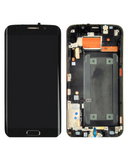 Replacement LCD Assembly With Frame Compatible with Samsung Galaxy S6 Edge (Service Pack) (Verizon / Sprint) (Black)