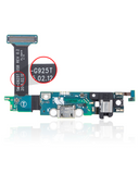 Replacement Charging Port Flex Cable Compatible with Samsung Galaxy S6 Edge (G925T) (T-Mobile)