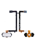 Replacement Home Button With Flex Cable Compatible with Samsung Galaxy S6 Edge (White)