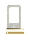 Replacement Sim Card Tray Compatible with Samsung Galaxy S6 Edge (Gold)