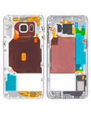 Replacement Mid-Frame Housing Compatible with Samsung Galaxy S6 Edge (Silver)