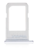 Replacement Sim Card Tray Compatible with Samsung Galaxy S6 Edge Plus (White Pearl / Silver)