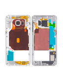 Replacement Mid-Frame Housing Compatible with Samsung Galaxy S6 Edge Plus (With Small Parts) (White Pearl)