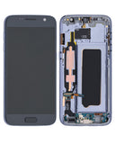 Replacement OLED Assembly With Frame Compatible with Samsung Galaxy S7 (Refurbished) (All US Models) (Black Onyx)