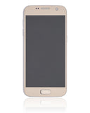 Replacement OLED Assembly With Frame Compatible with Samsung Galaxy S7 (Refurbished) (All US Models) (Gold Platinum)