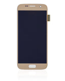 Replacement OLED Assembly Without Frame Compatible with Samsung Galaxy S7 (Refurbished) (Gold Platinum)