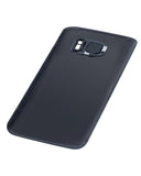 Replacement Back Cover Glass With Camera Lens Compatible with Samsung Galaxy S7 (No Logo) (Aftermarket Plus) (Black Onyx)