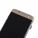 Replacement OLED Assembly With Frame Compatible with Samsung Galaxy S7 Edge (G935W8) (Service Pack) (Gold)