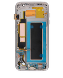 Replacement OLED Assembly With Frame Compatible with Samsung Galaxy S7 Edge (G935W8) (Service Pack) (Gold)
